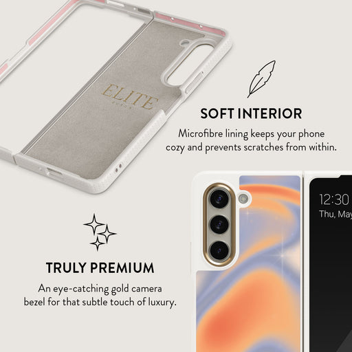 New Flame - Rainbow Samsung Galaxy Z Fold 5 Case 21