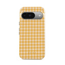 Tuscan Sun - Yellow Plaid Google Pixel 9 Case