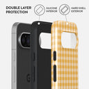 Tuscan Sun - Yellow Plaid Google Pixel 9 Case 2