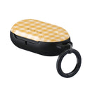 Tuscan Sun - Yellow Plaid Samsung Galaxy Buds Case