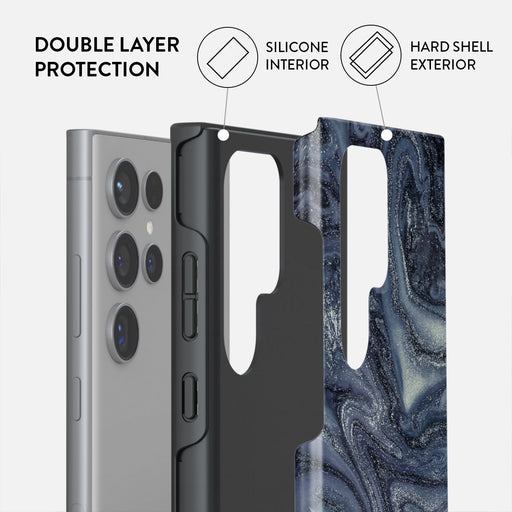 Navy Trench - Blue Samsung Galaxy S24 Ultra Case 6