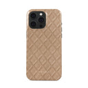 Simply Cream - Quilted iPhone 15 Pro Case 5