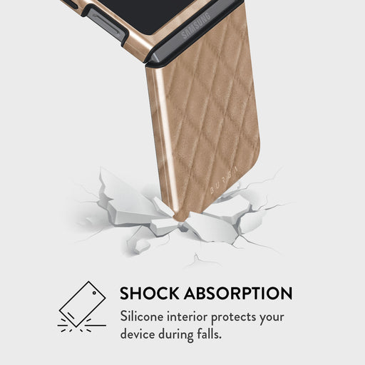 Simply Cream - Quilted Samsung Galaxy Z Flip 5 Case 10