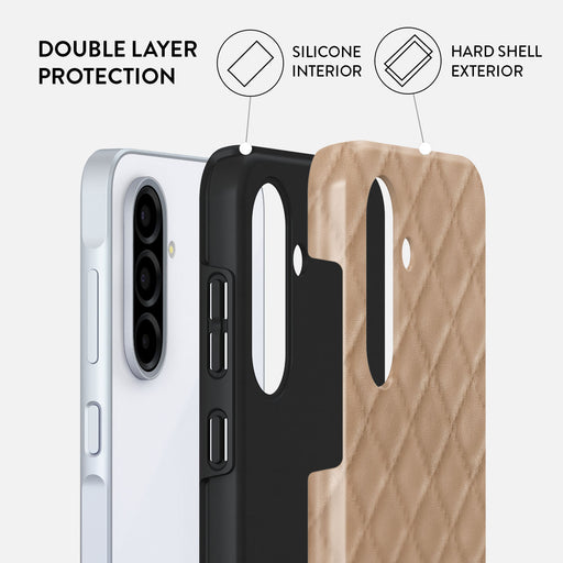 Simply Cream - Quilted Samsung Galaxy A36 5G Case 2