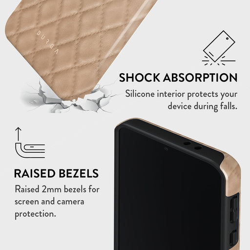Simply Cream - Quilted Samsung Galaxy A36 5G Case 4