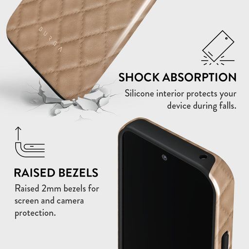 Simply Cream - Quilted Google Pixel 9 Case 4