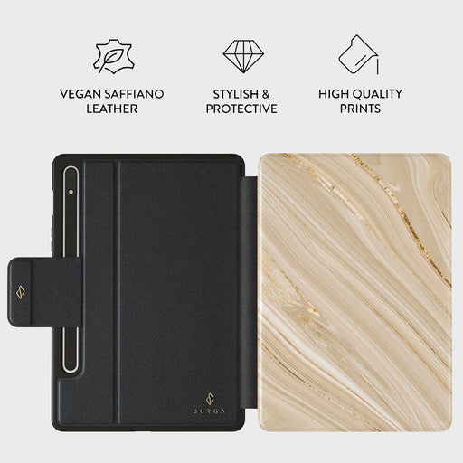 Full Glam - Beige Samsung Galaxy Tab S8+/S7+/S7 FE Case 2