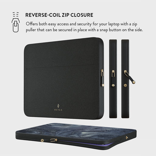 Navy Trench - Blue Laptop Sleeve 9