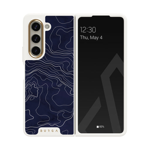 Drifting Shores - Line Art Samsung Galaxy Z Fold 5 Case