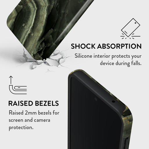 Misty Forest - Green Marble Samsung Galaxy A35 Case 4