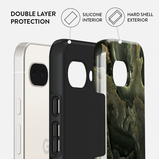 Misty Forest - Green Marble Google Pixel 9a Case 2