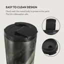 Misty Forest - Green Marble Travel Mug 16
