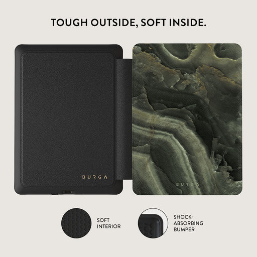 Misty Forest - Green Marble Kindle Paperwhite (11th Gen) Case 4