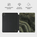 Misty Forest - Green Marble iPad Pro 12.9 (6th/5th Gen) Case 3