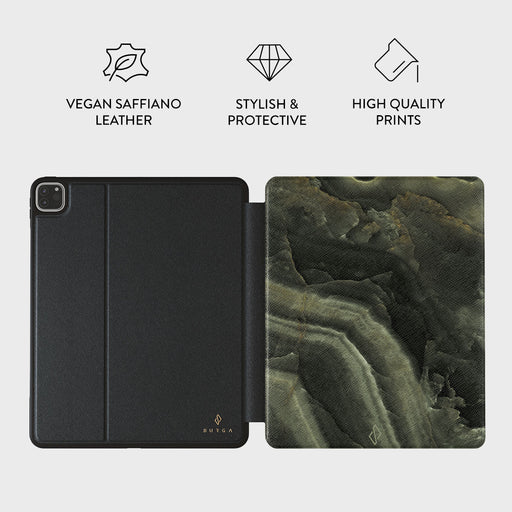 Misty Forest - Green Marble iPad Pro 12.9 (6th/5th Gen) Case 3