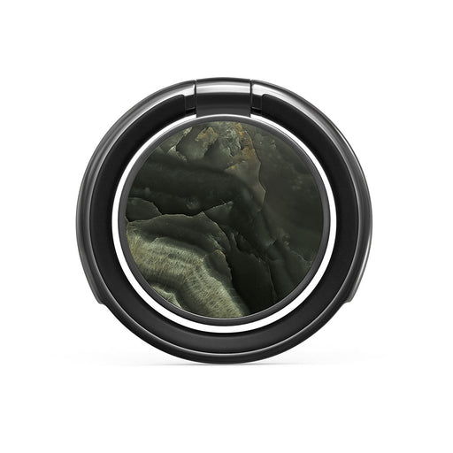 Misty Forest - Green Marble Adhesive Ring Holder 1