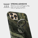 Misty Forest - Green Marble Adhesive Ring Holder 5
