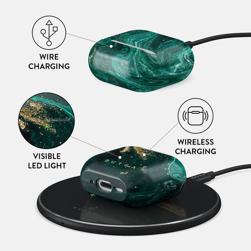 Emerald Pool - Elegant AirPods 4 Case 3