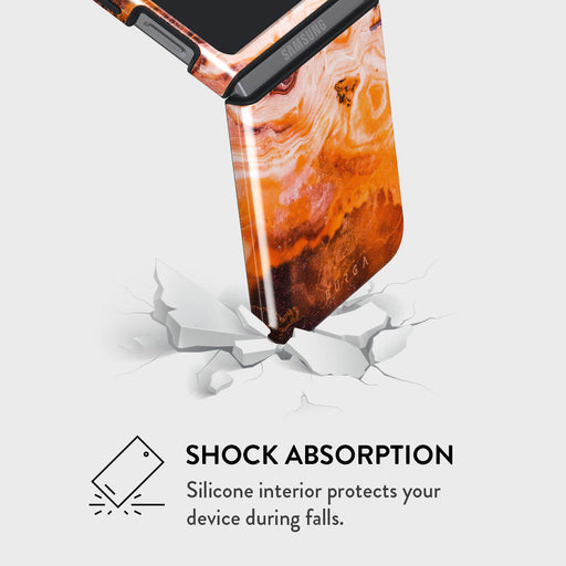 Pumpkin Spice - Orange Samsung Galaxy Z Flip 5 Case 10