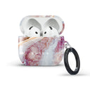 Frozen Leaves - Cute Marble AirPods 4 Case