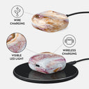 Frozen Leaves - Cute Marble AirPods 4 Case 3