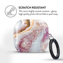 Frozen Leaves - Cute Marble AirPods 4 Case 4
