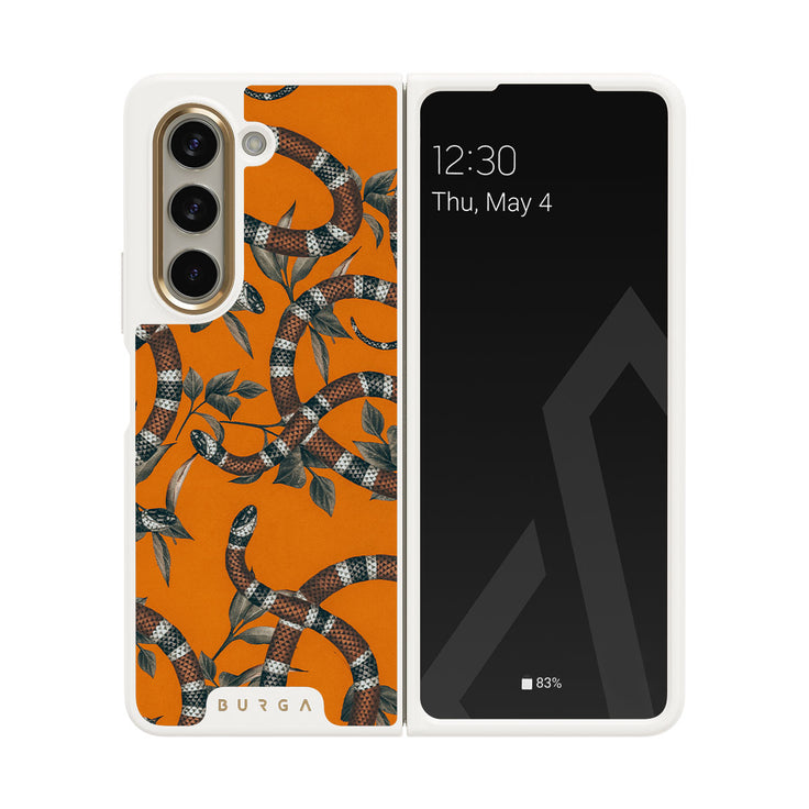 Bitter Apricot - Snake Samsung Galaxy Z Fold 5 Case