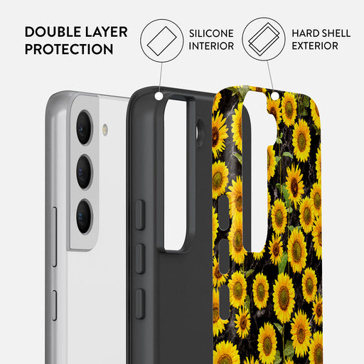 Sunflower Glimmer - Samsung Galaxy S22 Plus Case 6