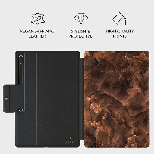 Toasted Chestnut - Brown Samsung Galaxy Tab S8 Ultra Case 2