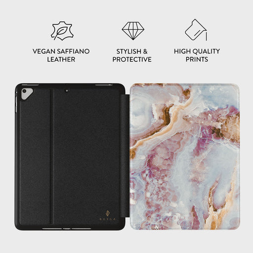 Frozen Leaves - Cute Marble iPad 9.7 (6th/5th Gen) Case 2