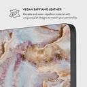 Frozen Leaves - Cute Marble Laptop Sleeve 6