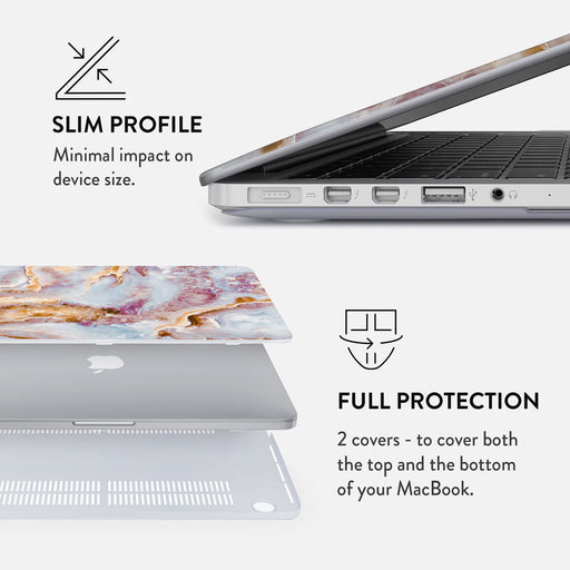 Frozen Leaves - Macbook Case 18