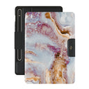 Frozen Leaves - Cute Marble Samsung Galaxy Tab S9 FE Case 1