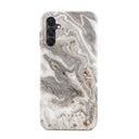 Snowstorm - Grey Marble Samsung Galaxy A25 Case 1