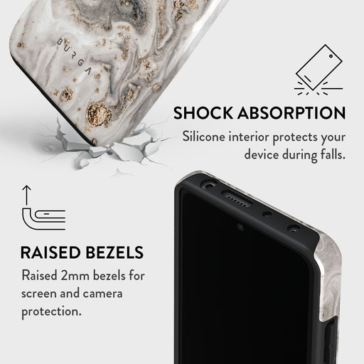 Snowstorm - Grey Marble Xiaomi Redmi Note 11 Pro+ Case 4