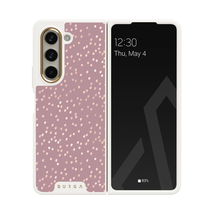 Hot Cocoa - Spotted Samsung Galaxy Z Fold 5 Case