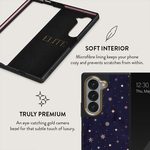 Midnight Kiss - Star Samsung Galaxy Z Fold 6 Case 6
