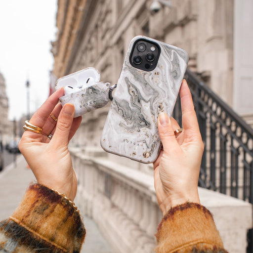 Snowstorm - Grey Marble Xiaomi Redmi Note 11 Pro+ Case 6