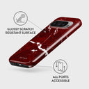 Iconic Red Ruby - Marble Google Pixel 9 Pro Case 3