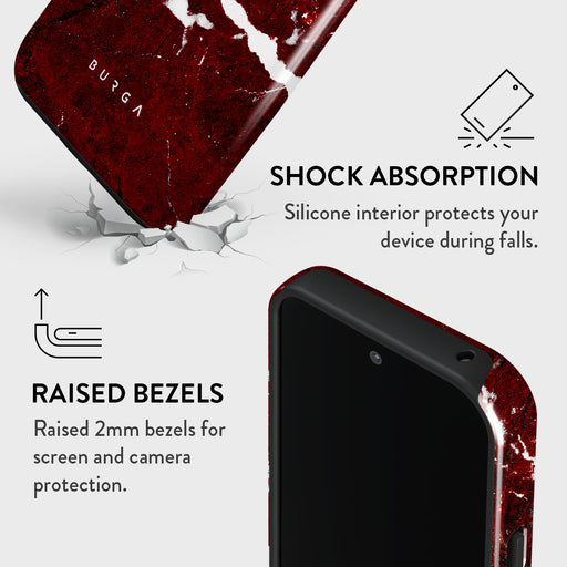 Iconic Red Ruby - Marble Google Pixel 9 Pro Case 4