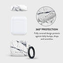 Satin White - Marble AirPods Case 2