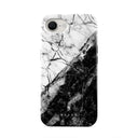 Fatal Contradiction - Black & White Marble iPhone 16e Case 1