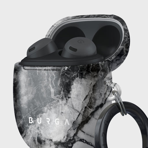 Fatal Contradiction - Black & White Marble Google Pixel Buds Pro Case 5