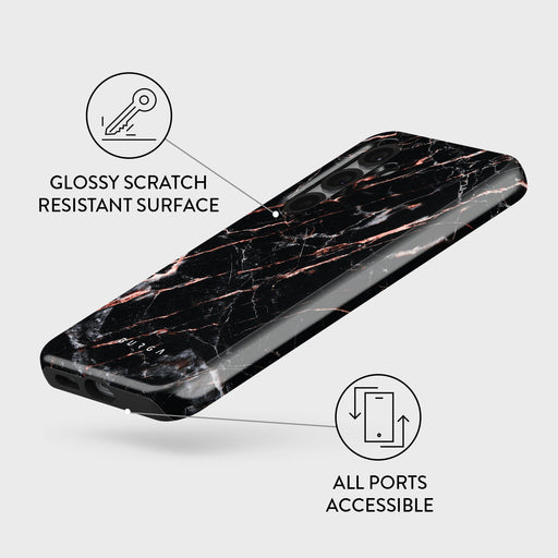 Rose Gold Marble - Samsung Galaxy S25 Case 3