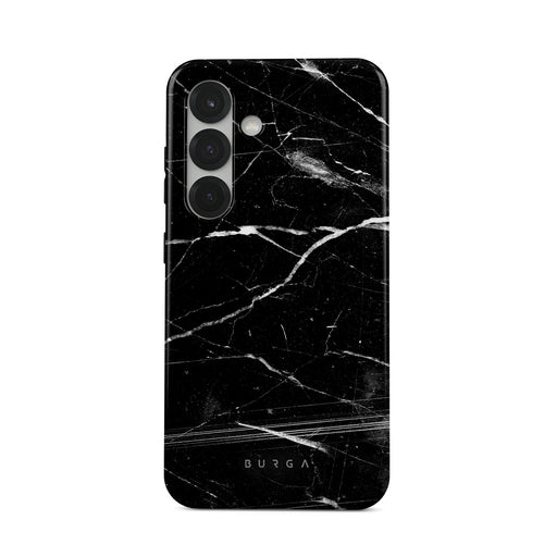 Noir Origin - Black Marble Samsung Galaxy S25 Case 1