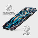 Mystic River - Blue Marble iPhone 16e Case 3