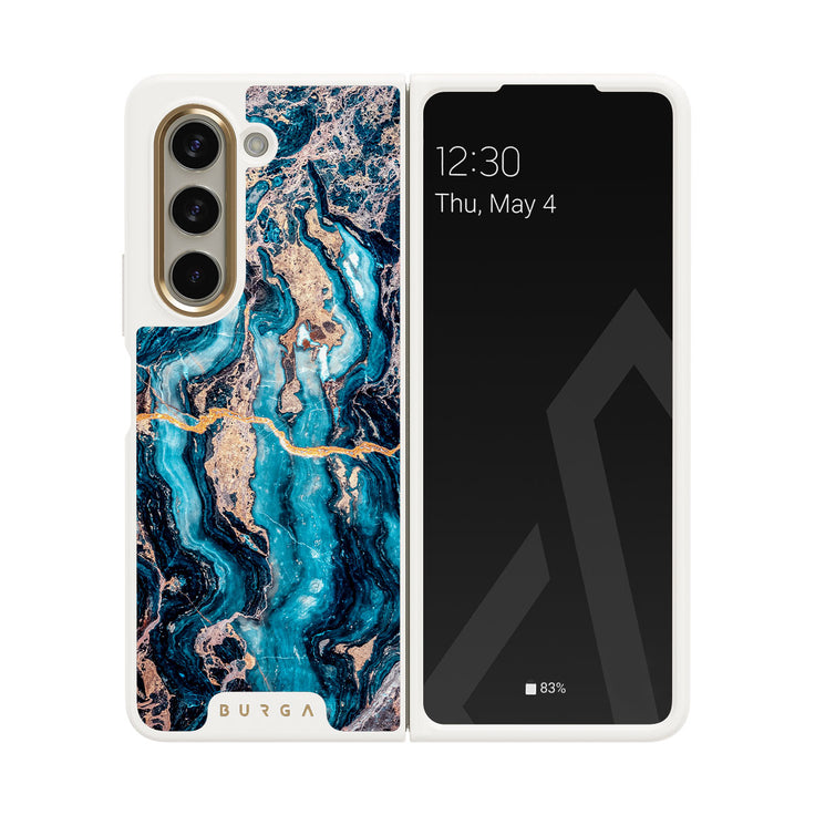 Mystic River - Blue Marble Samsung Galaxy Z Fold 5 Case