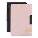 Peachy Gold - Pink Marble Samsung Galaxy Tab S9 Ultra Case 1