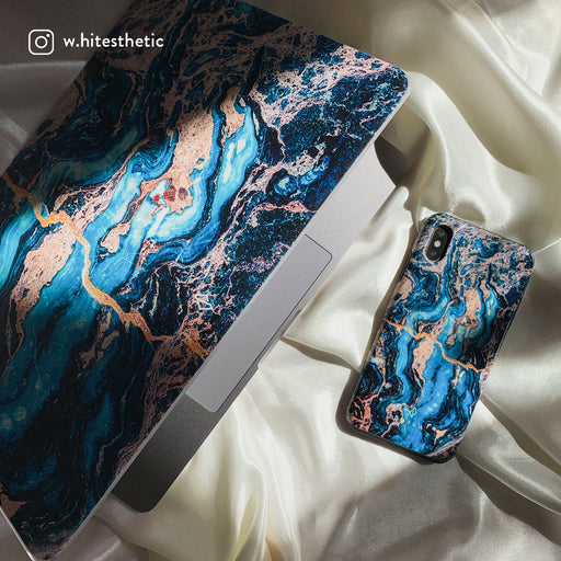 Mystic River - Blue Marble Samsung Galaxy Z Flip 5 Case 20