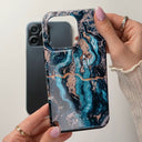 Mystic River - Blue Marble iPhone 16e Case 5